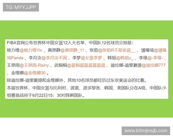 女篮世界杯小组赛中表现突出的球队及关键球员分析
